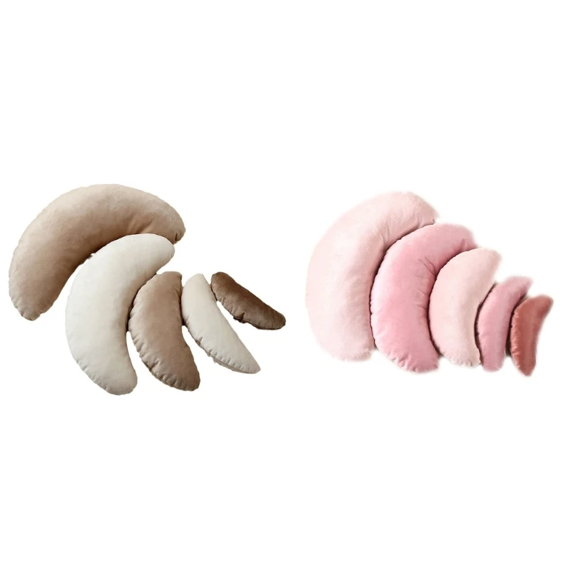 

5pcs Newborn Photography Props Baby Posing Aid Pillow Beans Bag for Boys Girls Newborn Shower Present Lightweight P31B