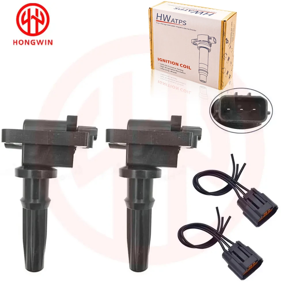 Zündspule 27301-38020 Passend für HHyundai Santa Fe Sonata Kia Optima 2.4L 4cyl 199-2006 UF285 / 5C1155 ENG.CODE „SIRIUS II G4JS“