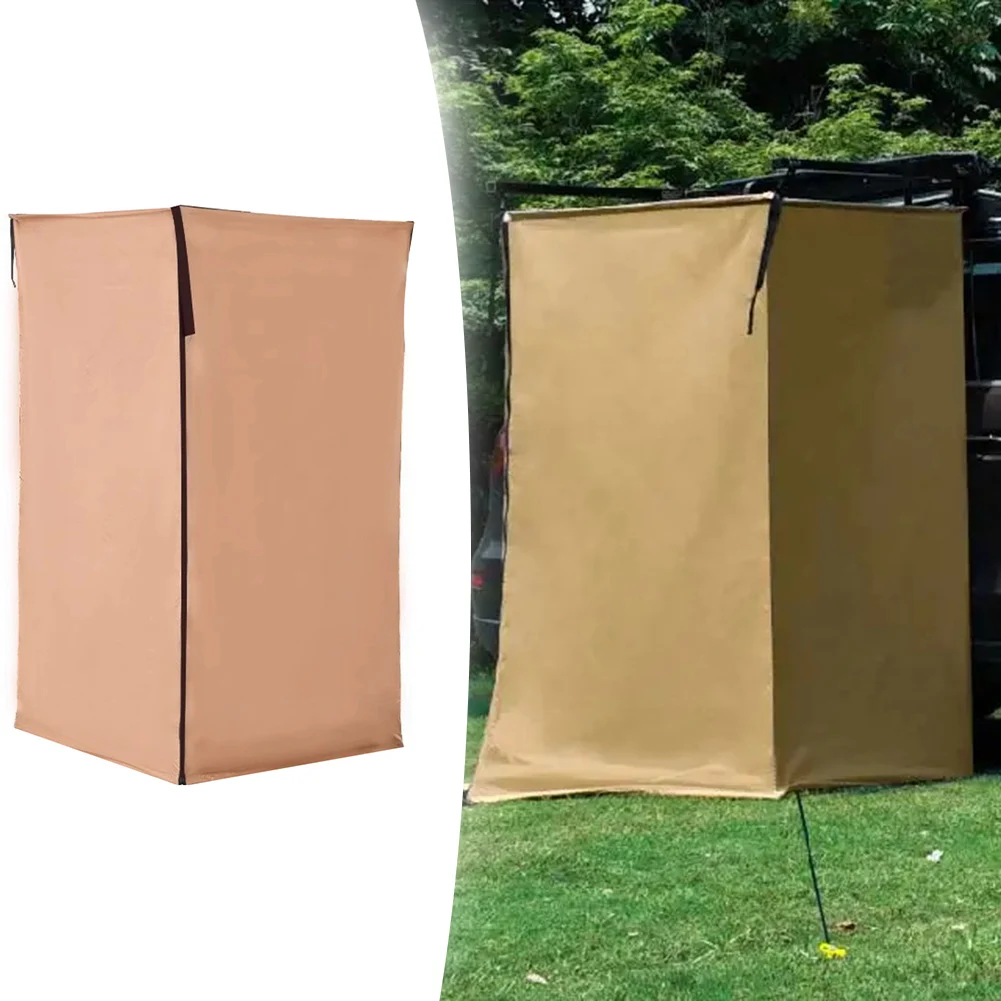 Yellow Polyester Hanging Privacy Tent For Yacht Boats Cars Outdoor Camping Shower Changing Room Portable Toilet Curtain Canopy