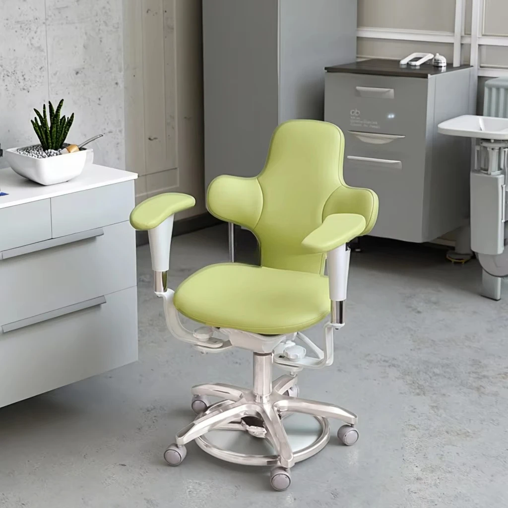 Ergonomic Dental Adjustable Armrest Dental Stool Dentist Chair Dynamic Microscope Doctors' Chair Dental Dynamic System Chair