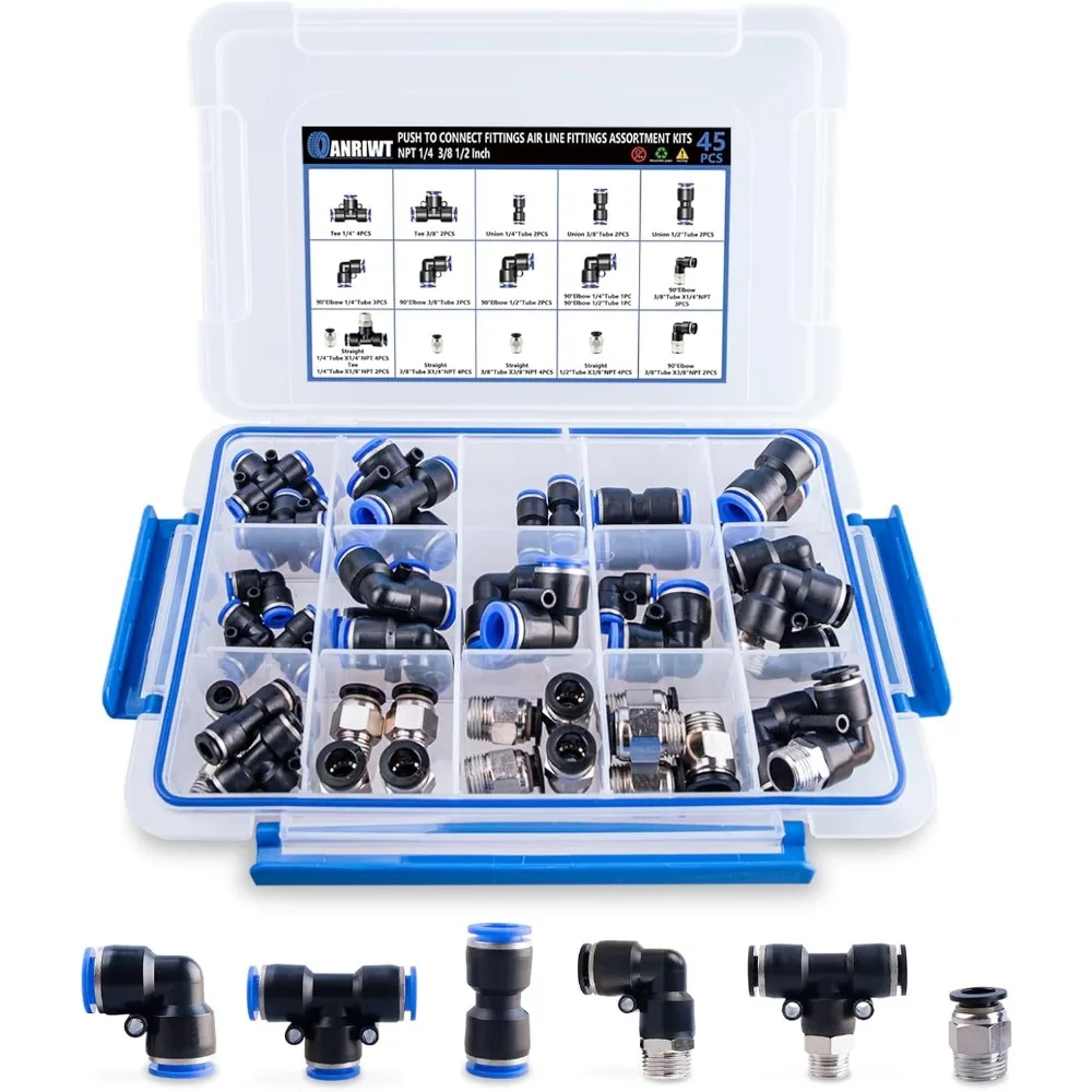 45PCS Air Line Fitt… - image