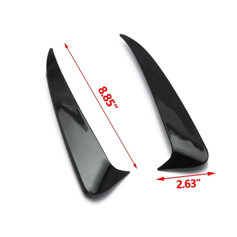 For Mercedes-Benz C-Class W205 C43 C63 AMG 2014-2019 Rear Vent Trim Bumper Trim Lip Side Canards Fin Splitter