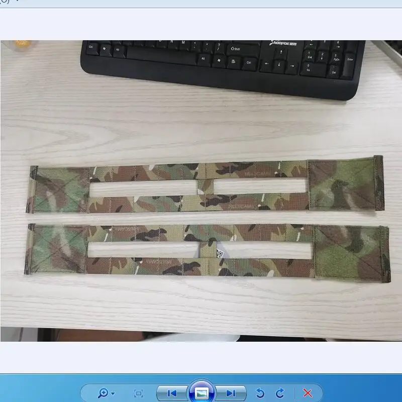 Fajín esquelético de 2 bandas con cinturón para JPC LV119 FCSK, chaleco táctico, 1 par