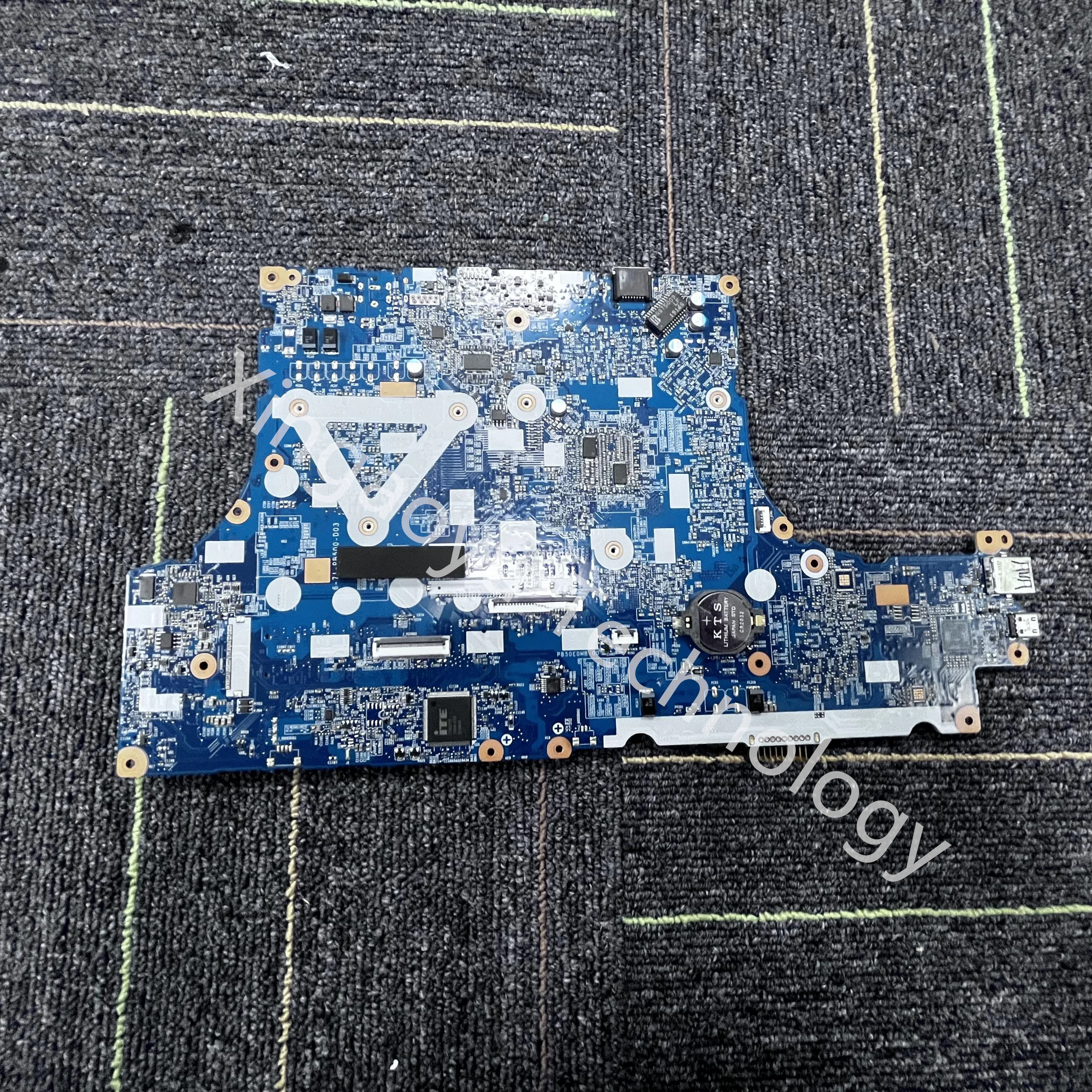 FOR CLEVO PB51RF PB50RF Laptop Motherboard 6-71-PB500-D03 6-77-PB50RF0A-N03 DDR4 I7-9750H CPU RTX2070 GPU 100% Test OK