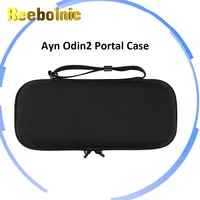 Bolsa de Portal Odin2, consola de juegos portátil, bolsa protectora negra, película de pantalla de agarre portátil impermeable, funda negra de Portal Ayn Odin 2