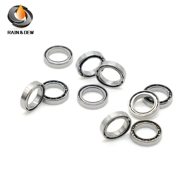 10pcs 7x11x2.5 SMR117 ABEC7 7x11x2.5mm Stainless steel bearings by RainDew