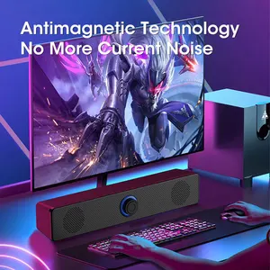 USB Bluetooth speaker with wire, stereo subwoofer, soundbar, 3D Home surround PC speakers, music reader 9 Main Sales Bluetooth JBL Portable Speaker - №2