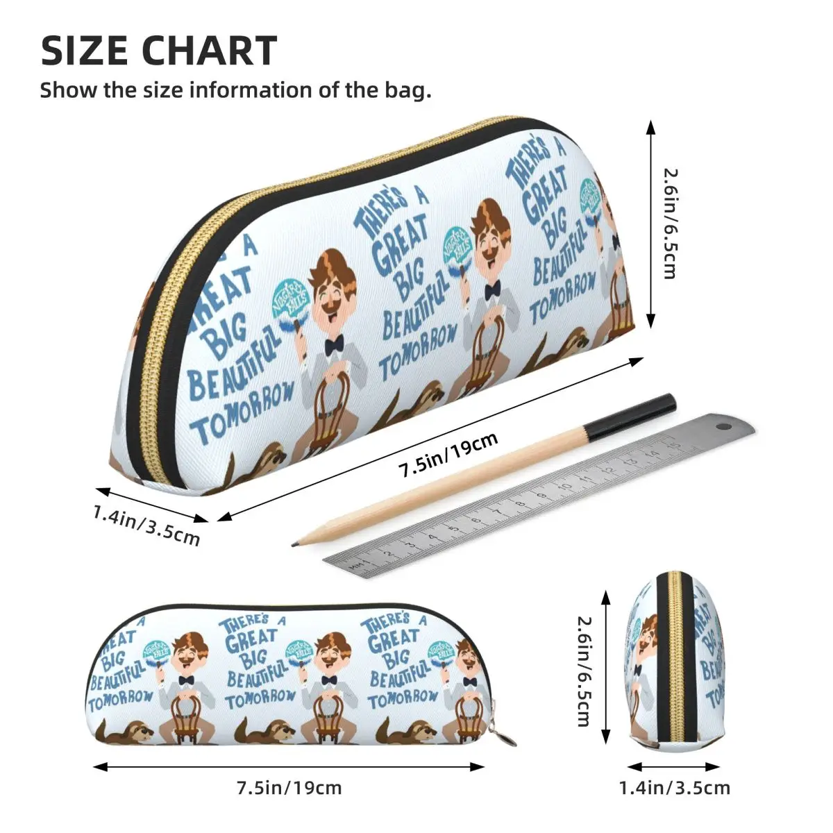 Man Has A Dream Pencil Cases Pen Holder Storage Stationery Supplies Large Storage Pen Box Pencil Bag for Boys Girls Gifts