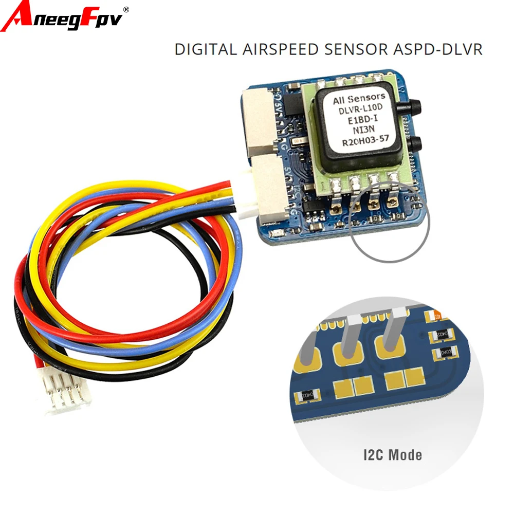 

ЦИФРОВОЙ ПОТРЯНОЙ ДАТЧИК Matek ASPD-DLVR для RC FPV Racing Самолет Фристайл Дрон F765-Крыла Контроллер полета