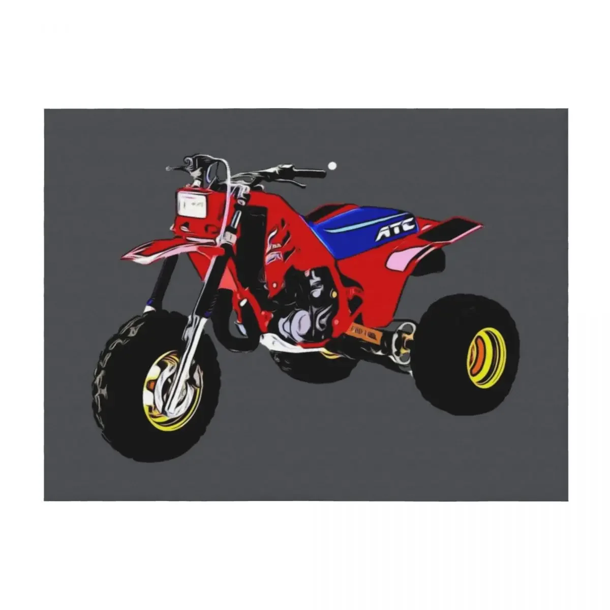 

1986 ATC 250R Throw Blanket Plush Decorative Sofas For Sofa Thin heavy to sleep Blankets