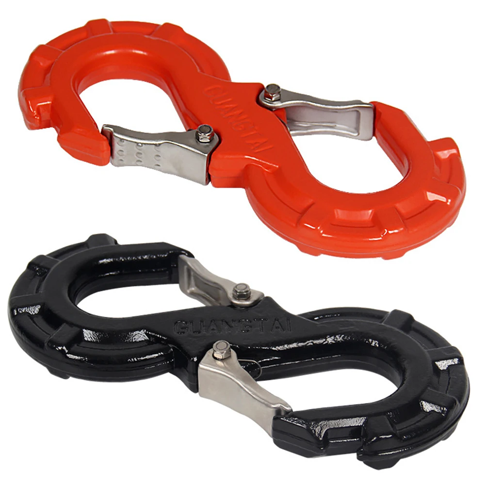 9T Universal Portable Off-Road Quick Rescue Shackle S-type Trailer Hook Hitch Solid Towing Hook for Car Suv Trailer Accessoriers
