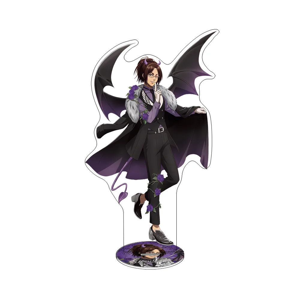 Attack on Titan Devil Ver 15CM Double Sided Acrylic Stand Keychain 2026 New Anime Stand Eren Levi Erwin Hange Desk Decor Gift
