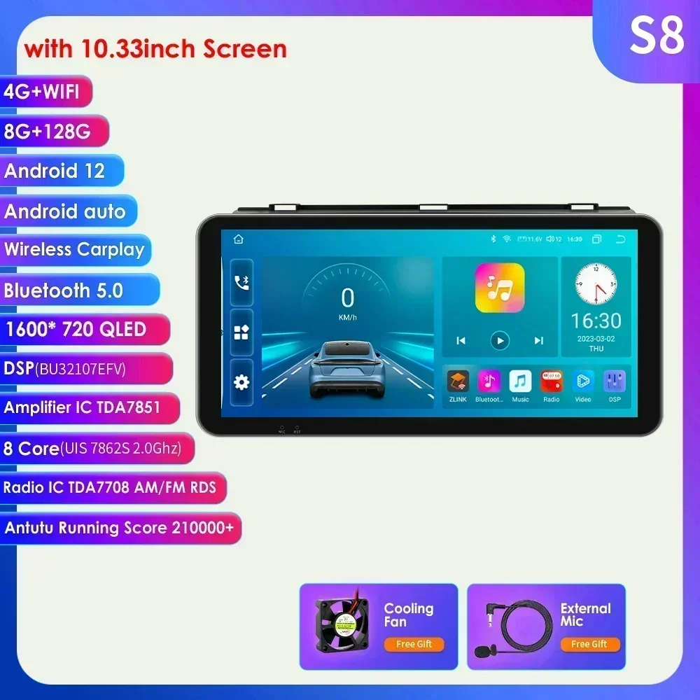 7862 Android Carplay voor Mazda 3 2004 2005 2006 2007 2008 2009 autoradio met BOSE multimediaspeler 2 Din stereo GPS navigatie