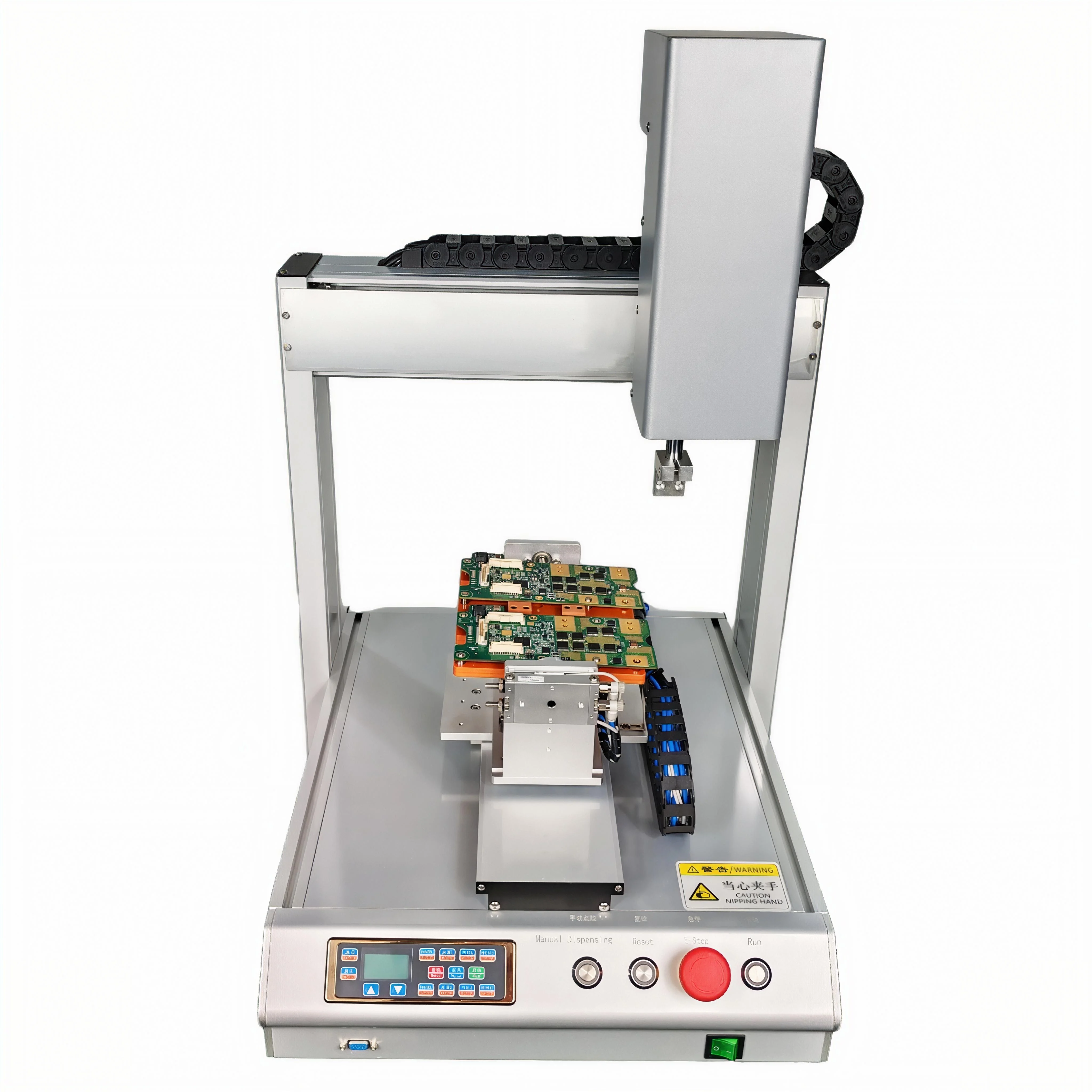 2D Rotating Fully Automatic Dispensing Machine Cold Glue Hot Melt Compatibility High Precision 0.1mm 360 Y-Axis Rotation XSJ