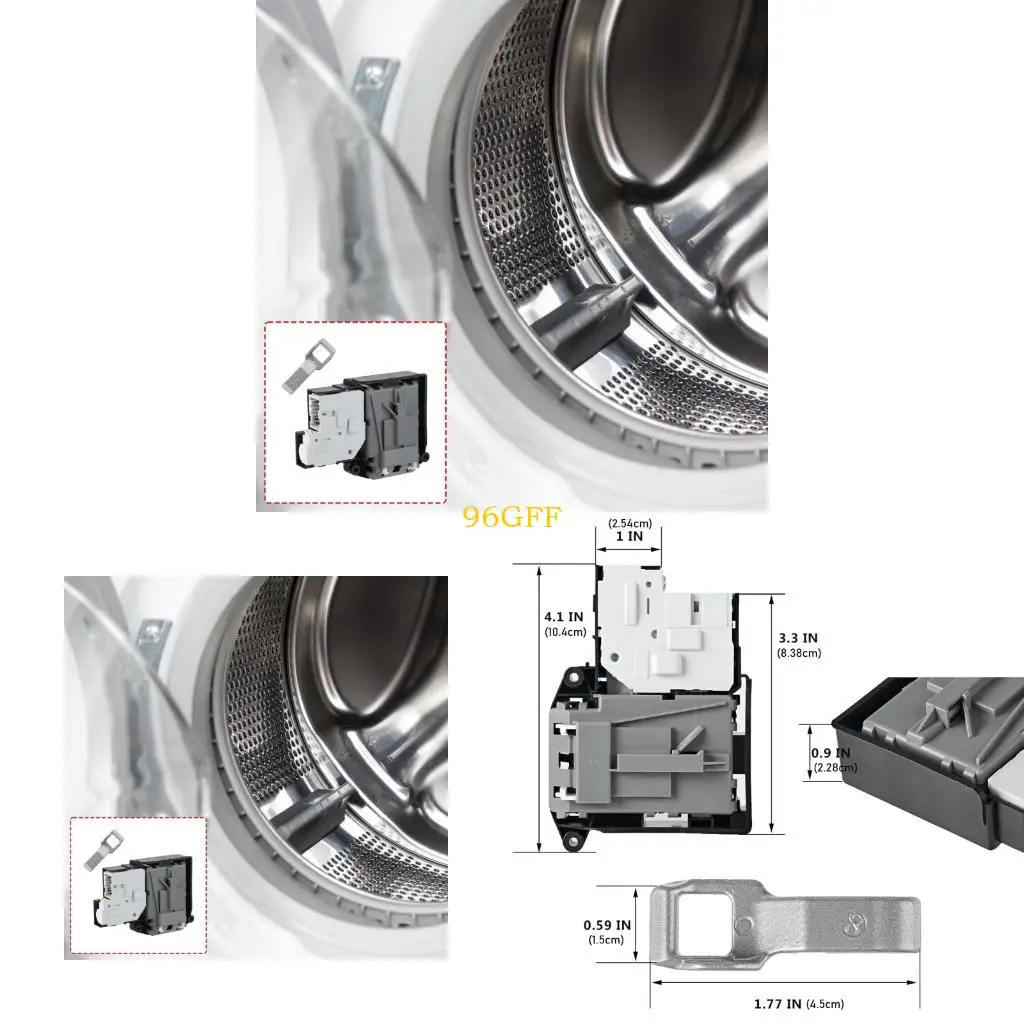 Cerradura puerta confiable para lavadora 96GF EBF61315802 y pieza MFG63099101 adecuada para numerosas marcas lavadoras