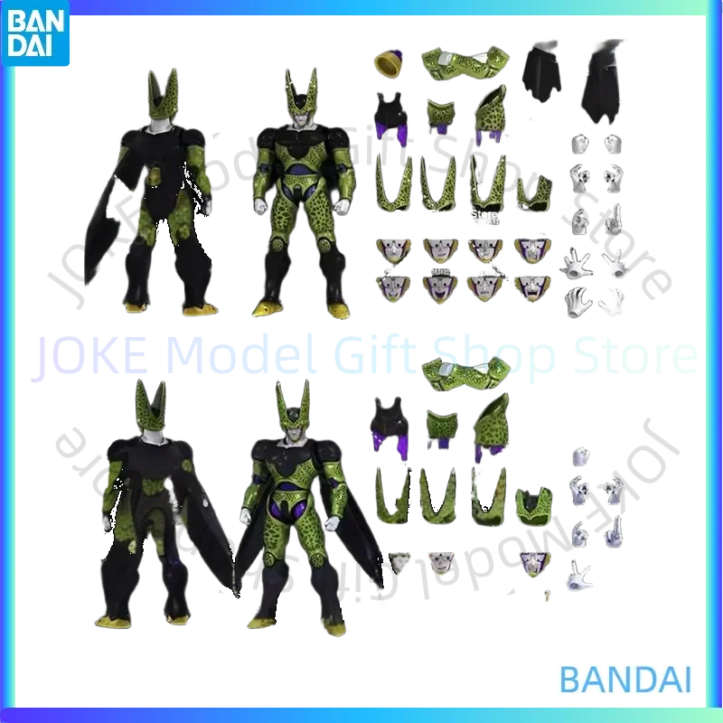 

RR Studio Shf Dragon Ball 1/12 Green Monster Complete Cell Battle Damage Cell Anime Comics DX Ver Dolls Action Figure Model Toys