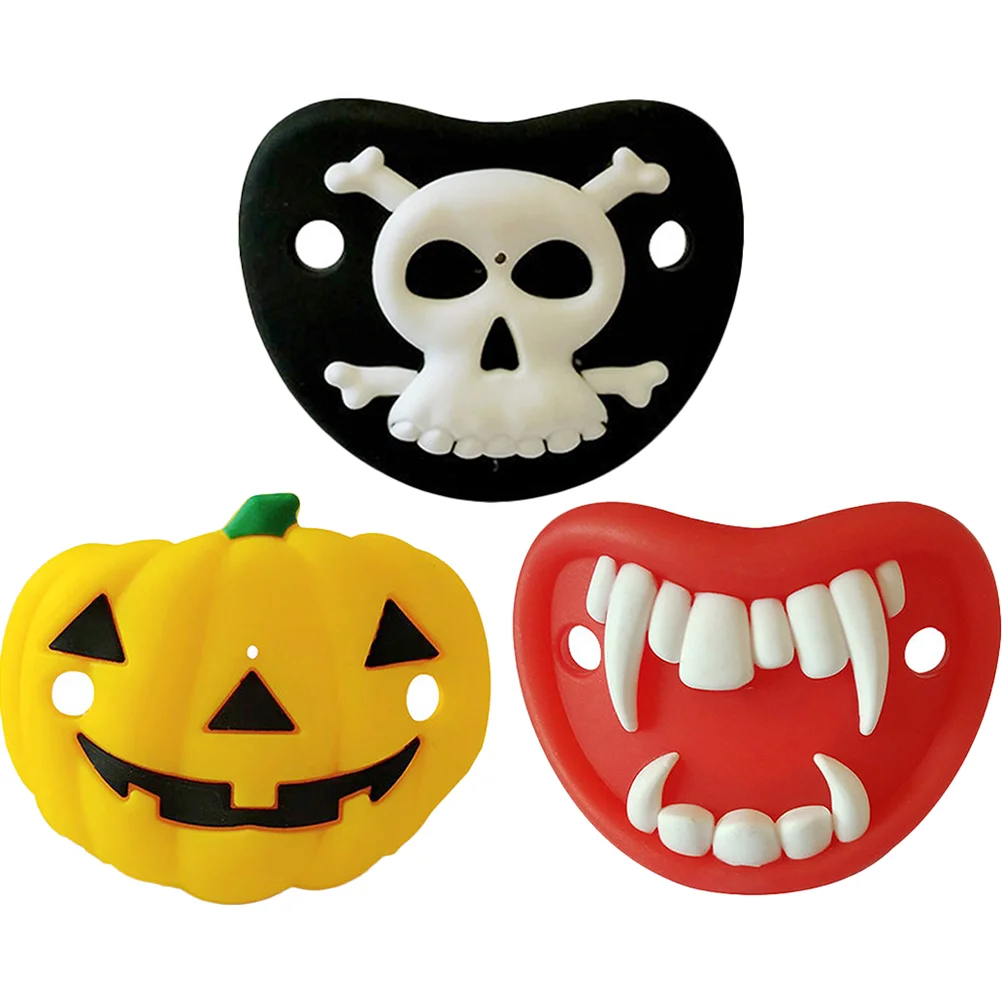 

Pacifier Pumpkin Silicone Infant Baby Pacifiers 6-18 Months Newborn Soother Toy Portable Funny 0-6 Skull Toys