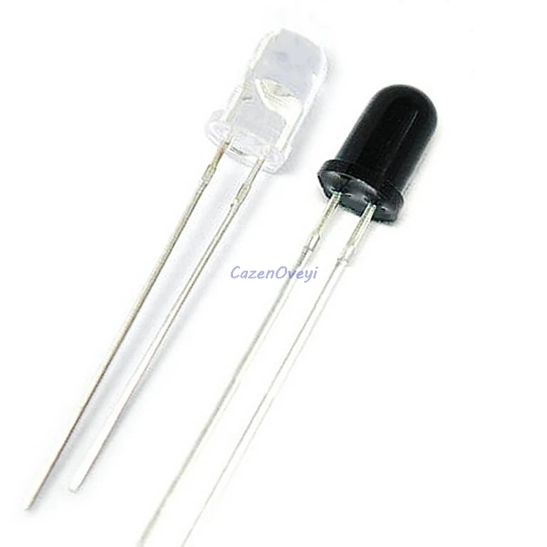 100pcs/lot 50pairs 3mm 940nm LEDs infrared emitter and IR receiver diodes EACH In Stock