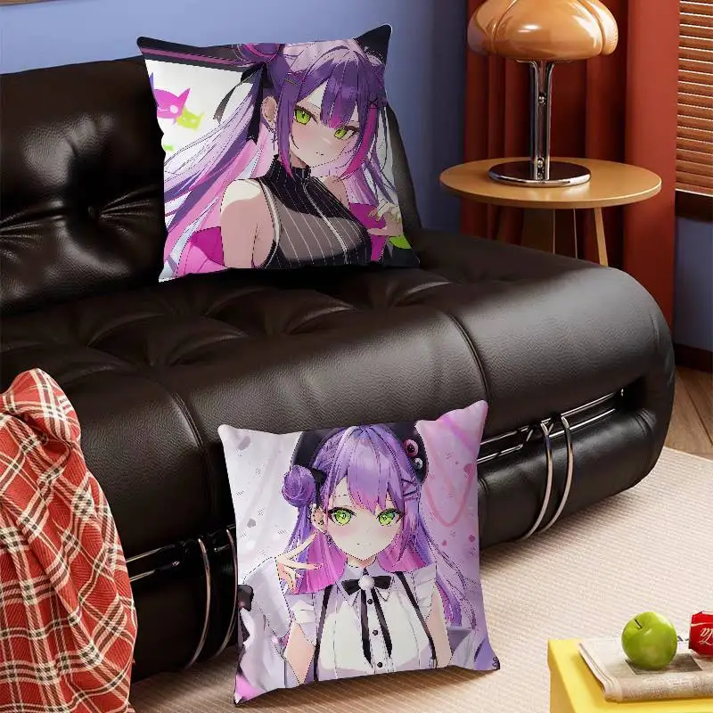 

H-Hololive Pillow Gift Home Office Decoration Bedroom Sofa Car Cushion Cover Case 45x45
