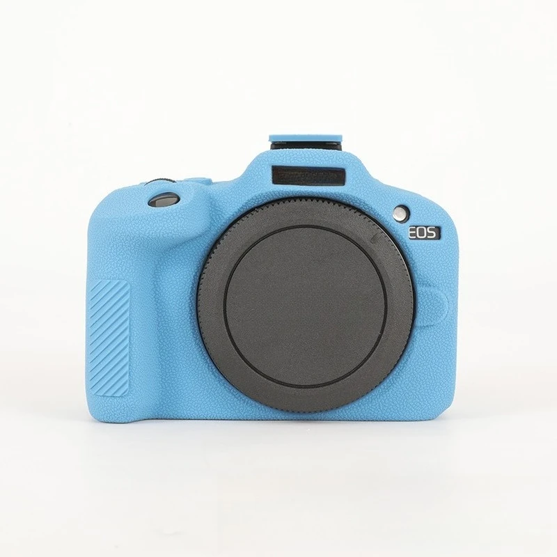 For Canon EOS R100 Camera silicone cover R100 Micro-single camera protective photography soft case cover+1PCS Free Tempered Film