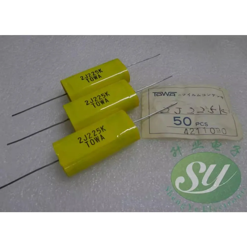 5PCS 2.2uf/630v 2u2 225 새로운 축 필름 커패시터