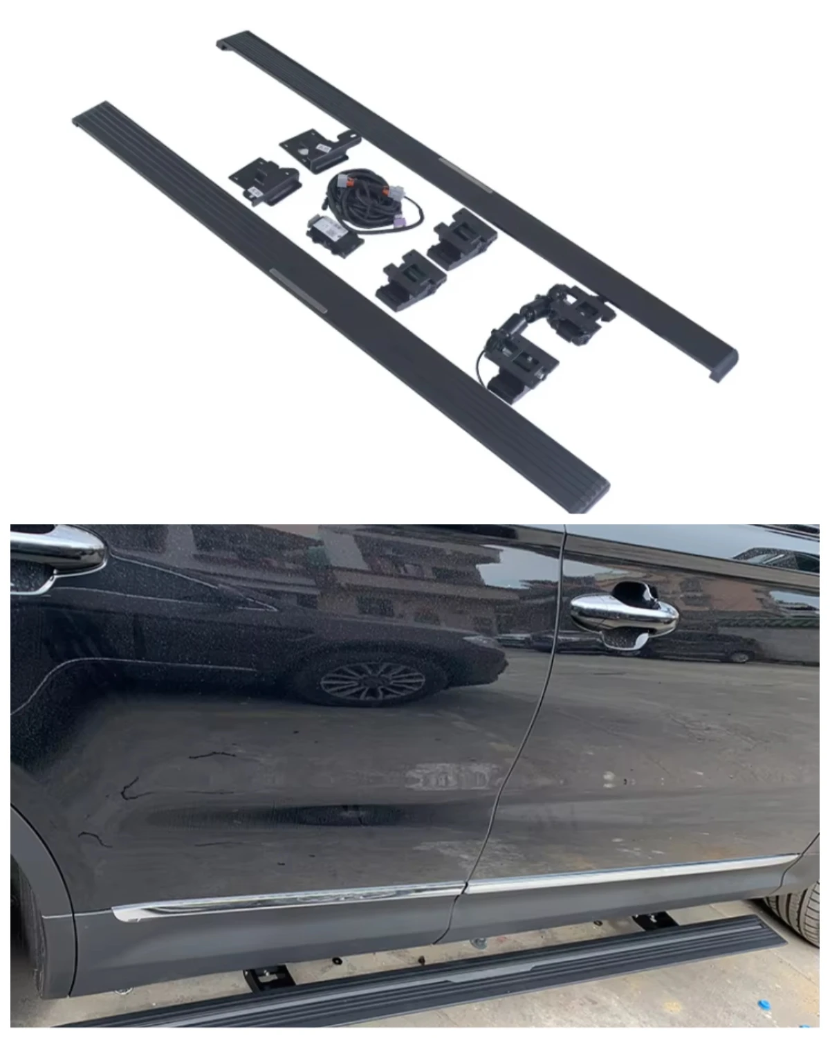 Car Step with High-Traction Surface for Chery Tiggo 9 SUV Electric Pedal