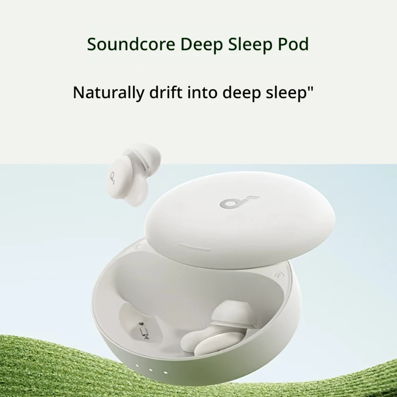 Soundcore Anker A30 Sleep Wireless Bluetooth Earbuds Active Noise Cancelling Comfortable For Side Sleeping Relax Music Listening