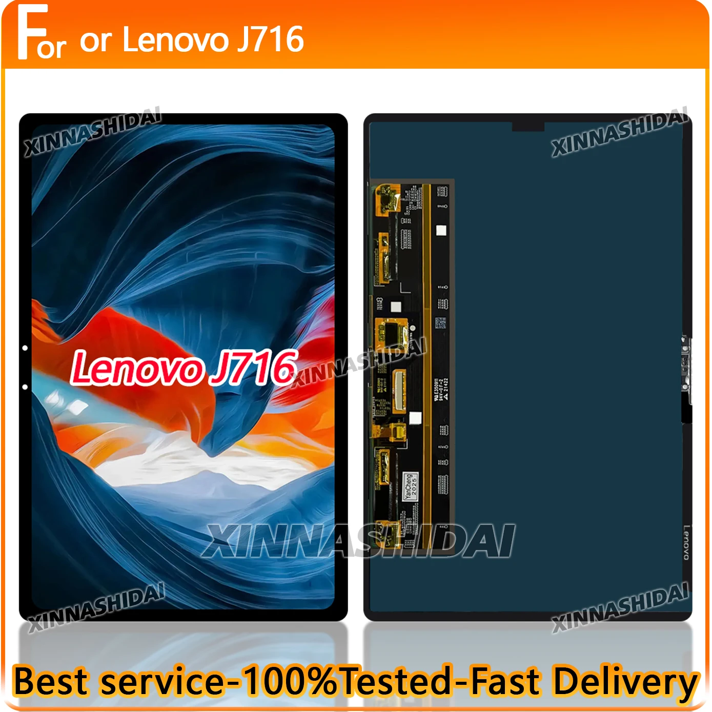 

AAAA+New For Lenovo Tab J716 LCD Display Touch Screen Replacement 100% Tested