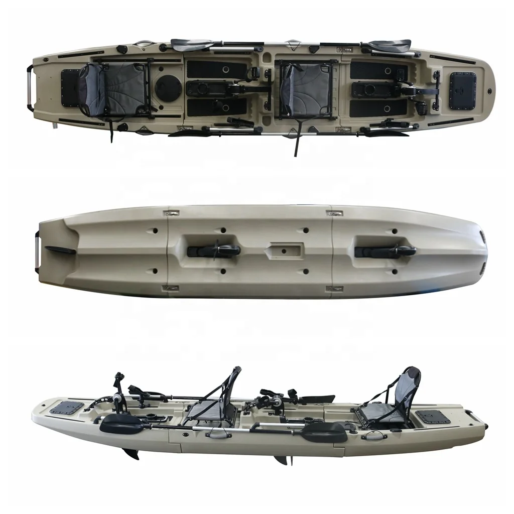 

Person Fishing Pedal Kayak Vicking Fishing Amusement New Customized Color Leisure Product Wholesale Sit On Top 14.5 FT 2 3 Years