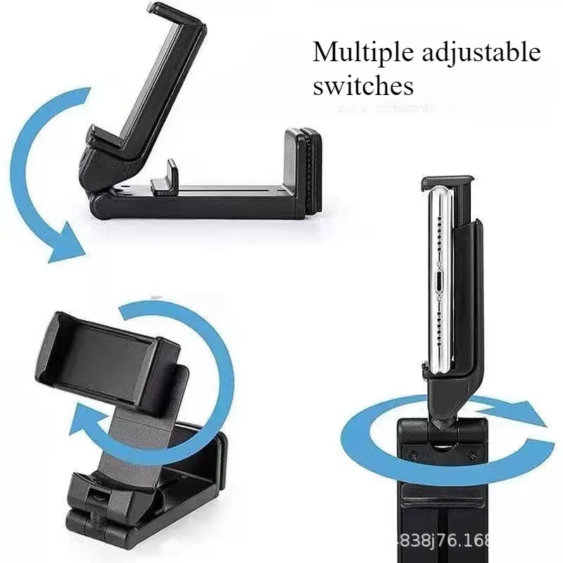 Car Seat Smartphone Stand, Adjustable Rotatable Selfie Holding Airplane Phone Holder Portable Travel Accessories