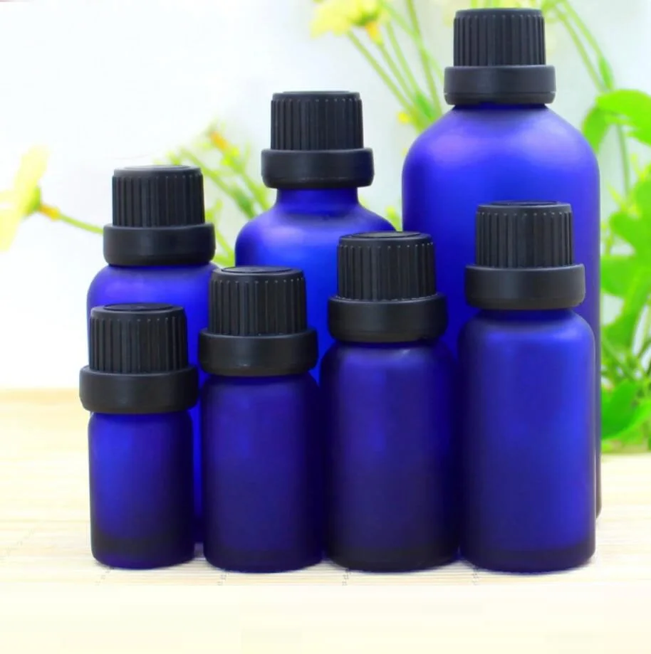 

50ml Green/Blue/Brown/Clear Glass Bottle Tamper Evidence Child Proof Essential Oil Moisture Liquid Toner Water Skin Packing