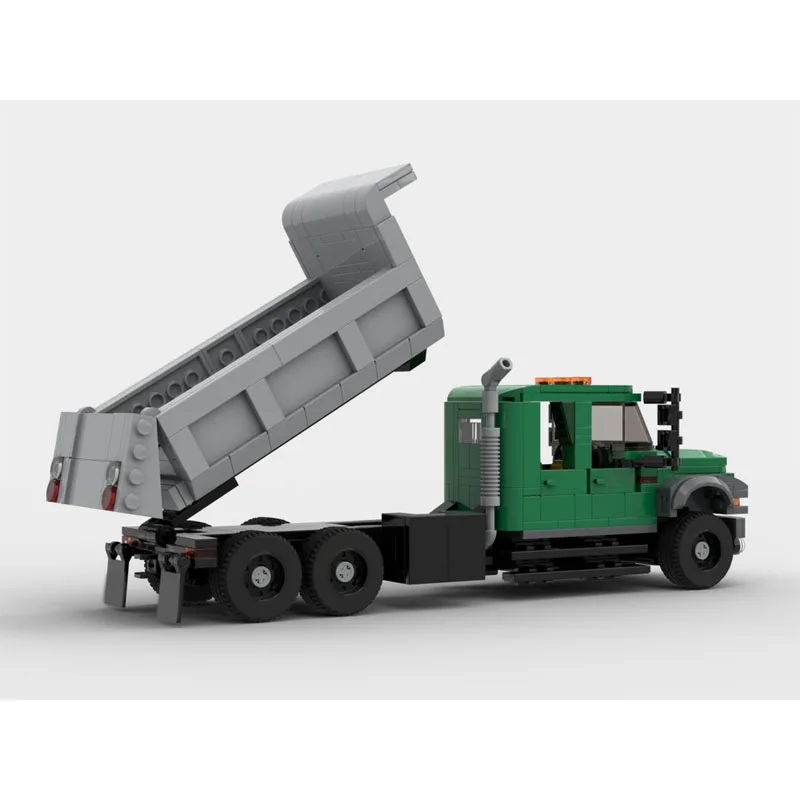 

MOC-179388 New Classic Dump Truck Building Block Model 551 Parts Creative Boys' Children's Birthday Building Block Toy Gift