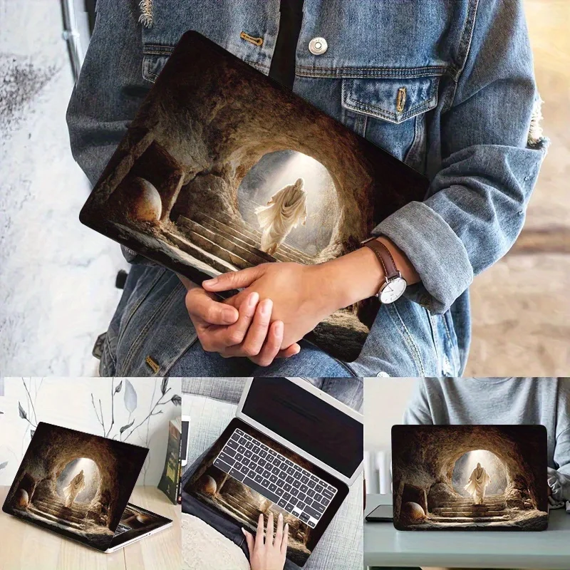 

2-дековые наклейки для ноутбуков из ПВХ с воскрешающим дизайном — устойчивый к царапинам художественный чехол «сделай сам» для ноутбуков HP, Dell, Samsung, Apple —