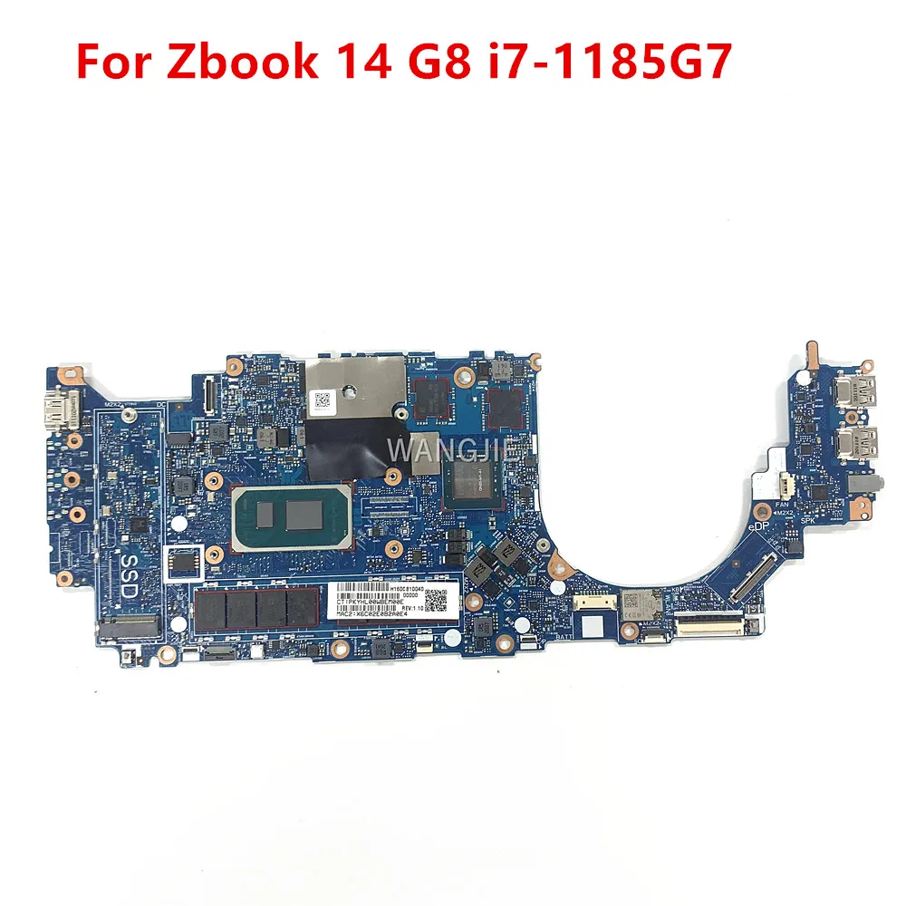 

For HP Zbook 14 G8 Laptop Motherboard 6050A3213301-MB-A01(A1) SRK1F i7-1185G7 + QN20-M1-A1 GPU100% Working