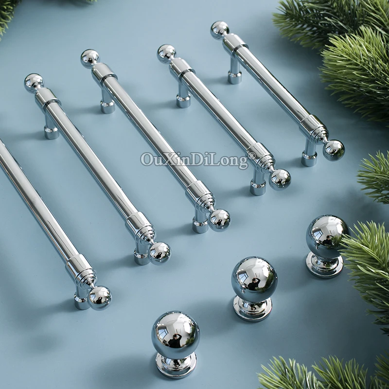 High-end Luxury 10PCS Solid Pure Brass Furniture Handles Drawer Pulls Cupboard Wardrobe Dresser Kitchen TV Cabinet Pulls Knobs