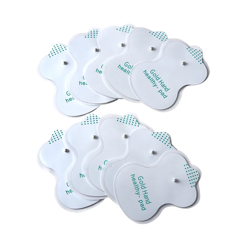 5.5x8cm Button Electrode Pads Self Adhesive Replacement Electrode Patch Electric Machine Massager Sticker