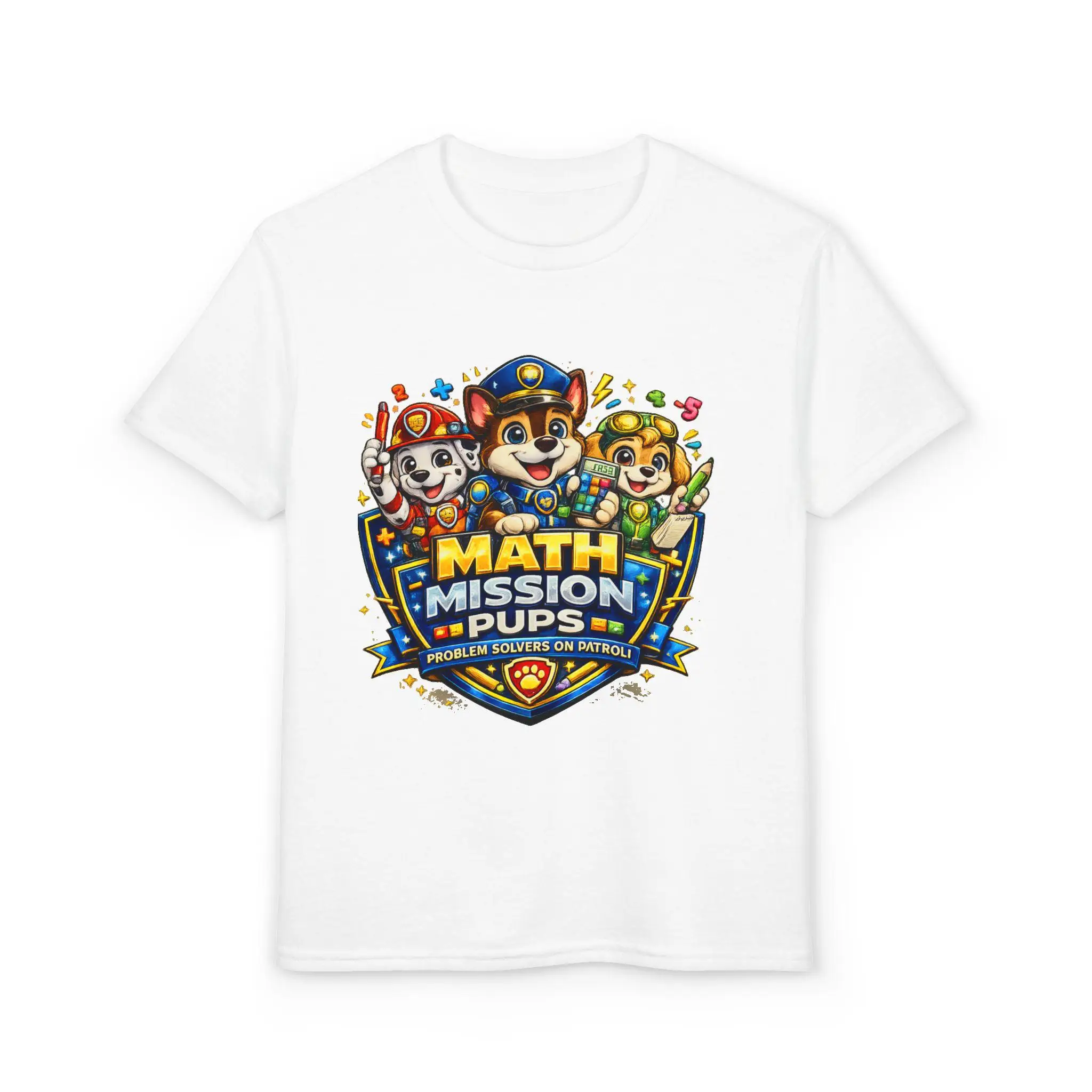 2026 Paw Patrol Custom Parent-child Pure Cotton T-shirt, Comfortable, Breathable, High-quality Ins Y2k