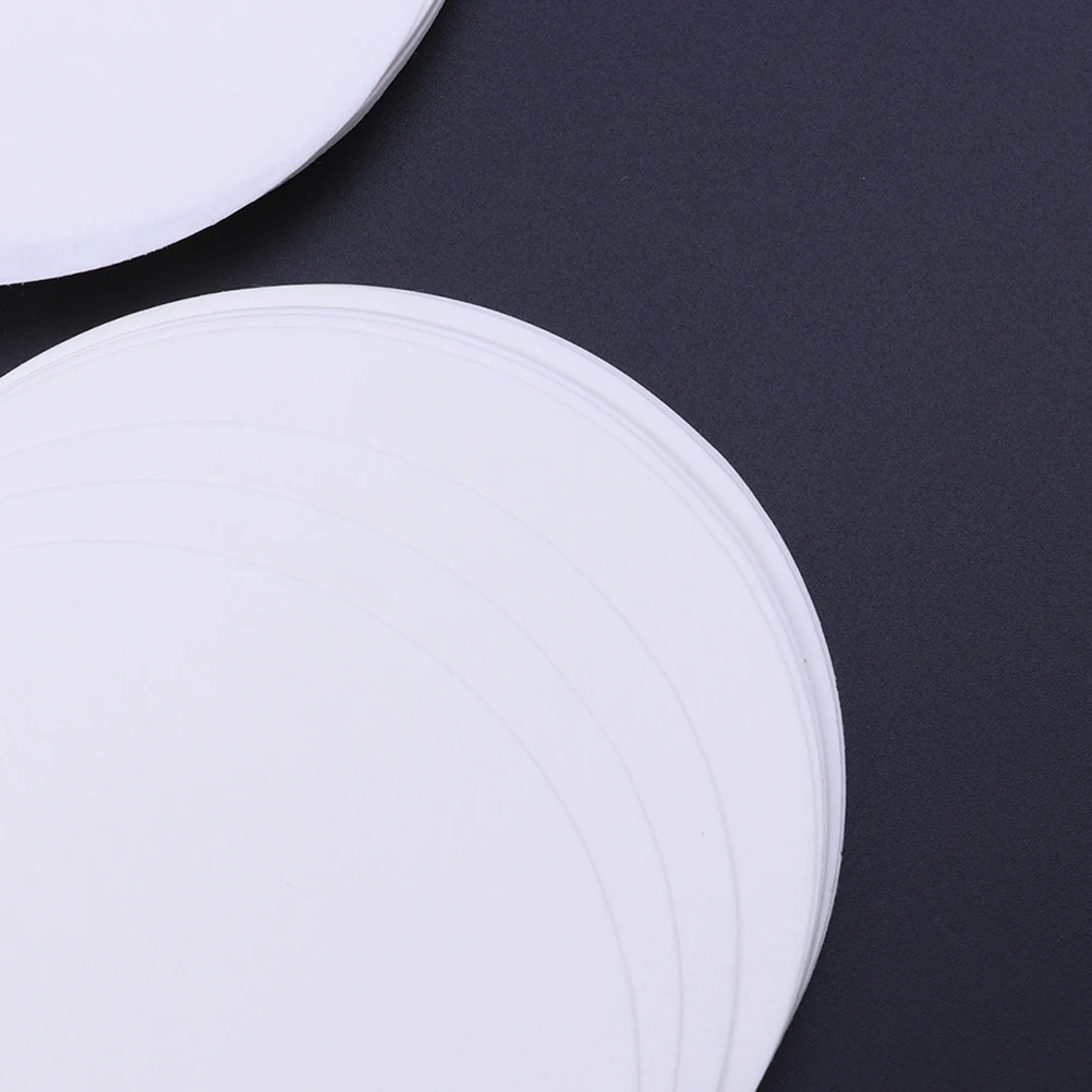 

4 Boxes 7Cm Discs Filter Paper Premium Medium Flow Rate Qualitative For School Lab Experiment Teaching Equipment White