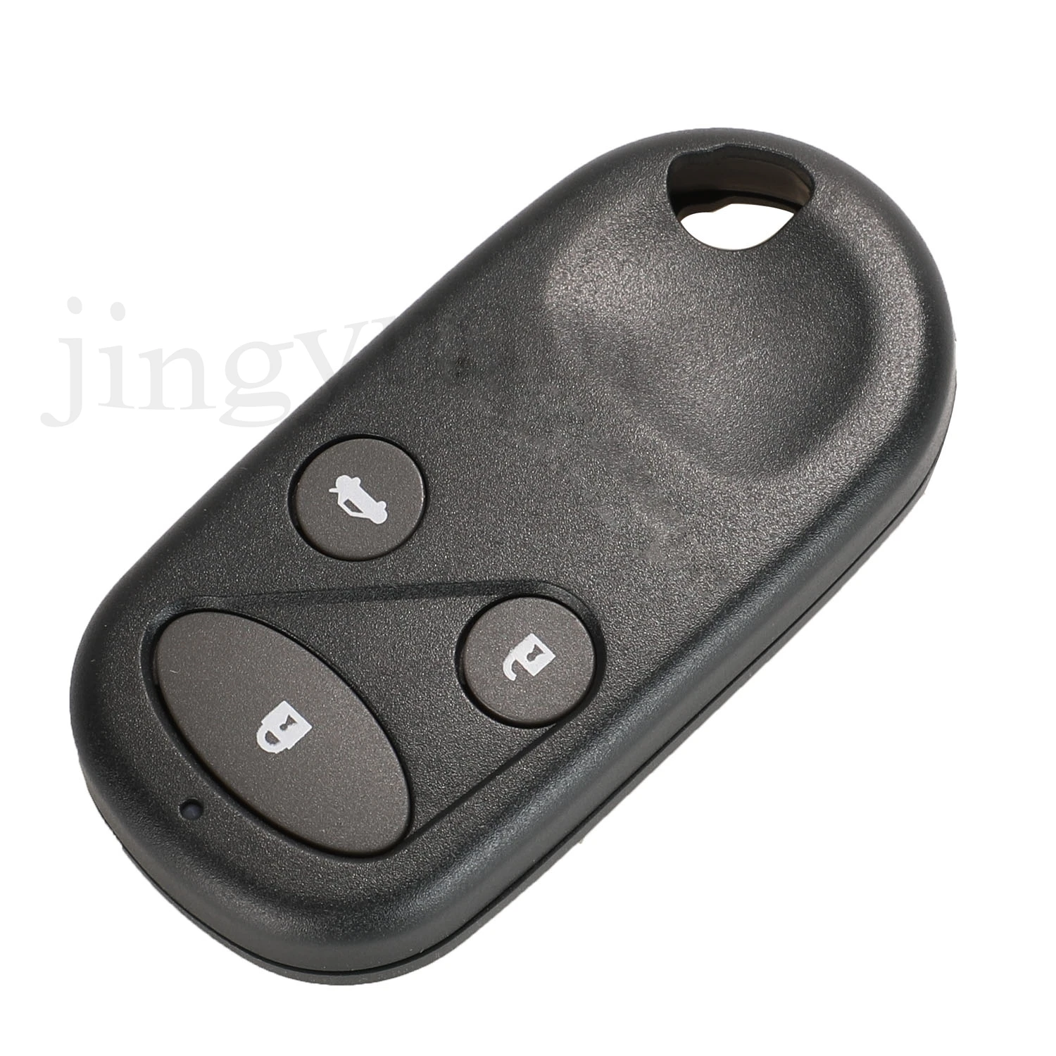 jingyuqin Car Key Shell For Honda Civic CRV S2000 Accord Jazz Fit Odyssey 2/3/4Buttons Keyless Remote Key Case Fob Cover