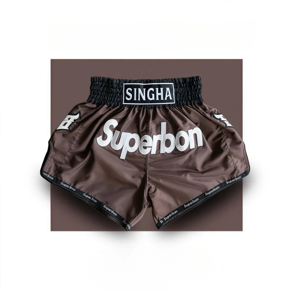 MMA Muay Thai Shorts for Men - Polyester Training Shorts