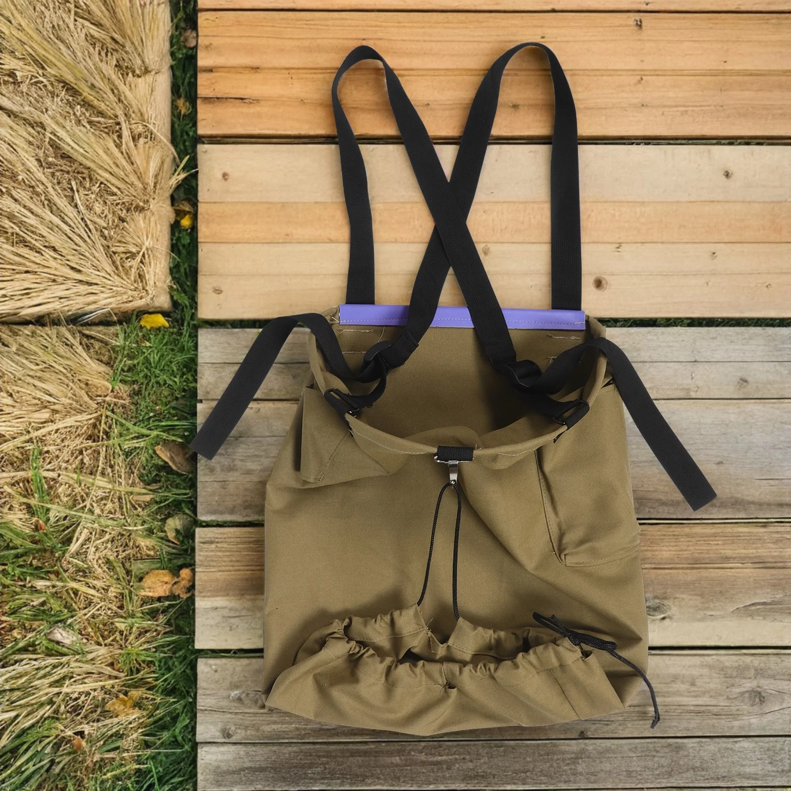 

Orchard Picking Bag Fruit Tree Picker Canvas Apron Outdoor Pouch Harvest Garden Storage