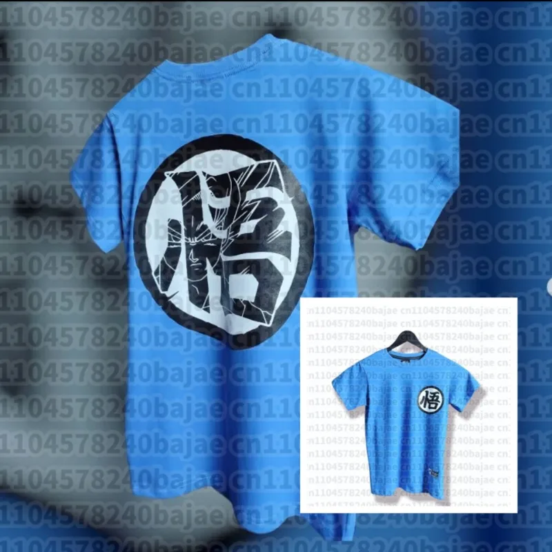 2026 Sommer Dragon Ball Goku 100% Baumwolle Bedrucktes T-Shirt Herren Neues Anime-Print Lässiges Japanisches Lockeres Übergrößen-Freizeitshirt Y2k