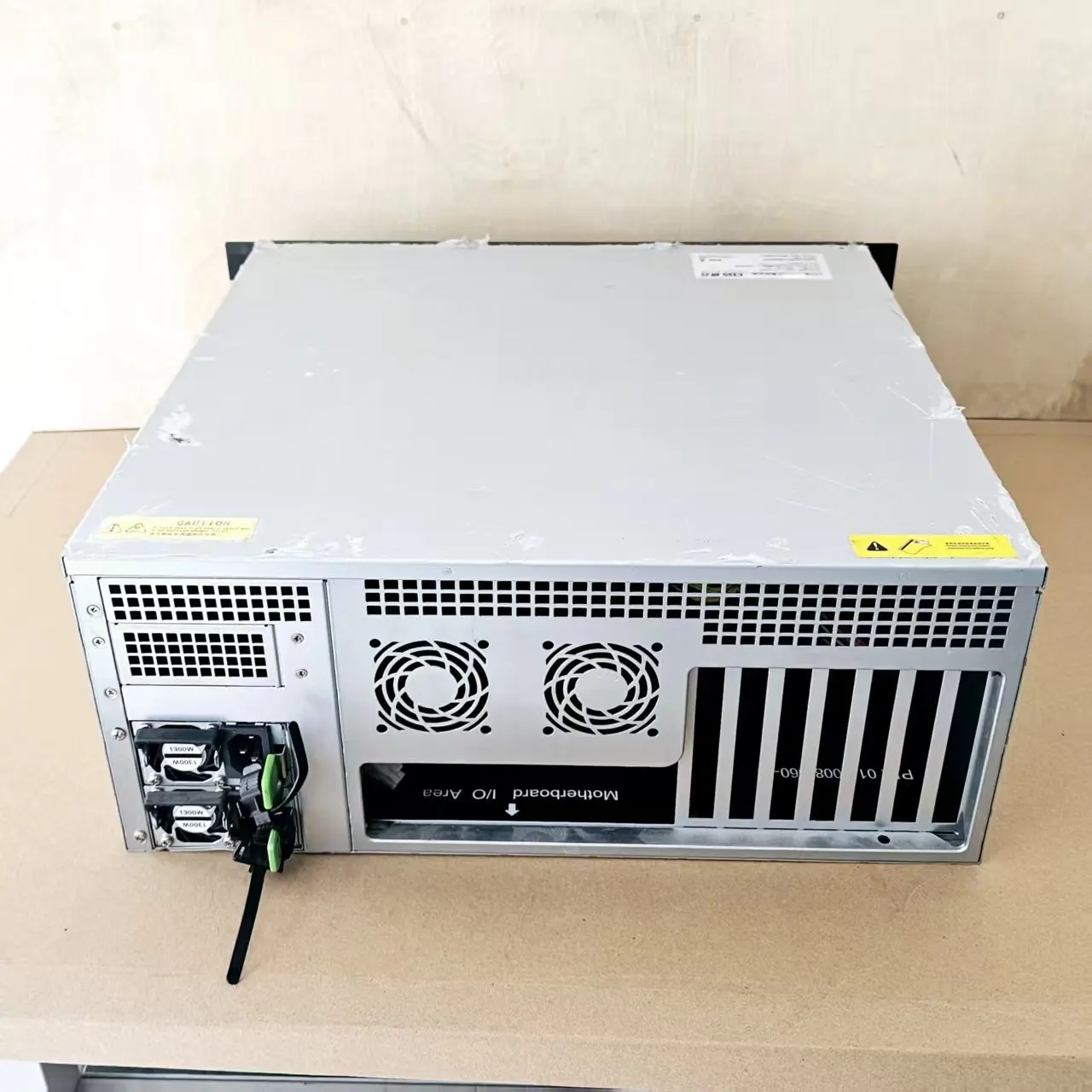 4U 43cm Short Rackmount Chassis, Dual Redundant Power Supply, EATX Industrial Server Case for Simulation Workstation