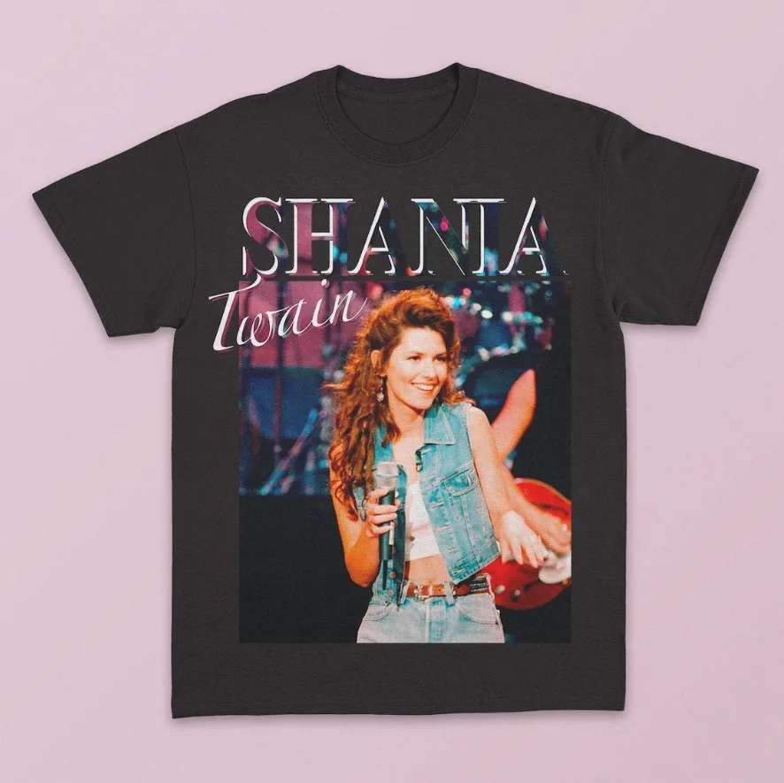 

Shania Twain, Shania Twain Inspired Shirt Homage T-shirt ,singer music Gift