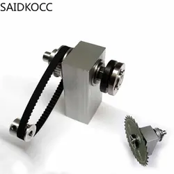 Precision Table Spindle Assembly Micro Woodworking Table Saw Non moving Spindle Seat DIY Cutting Machine Household Saw Bearing