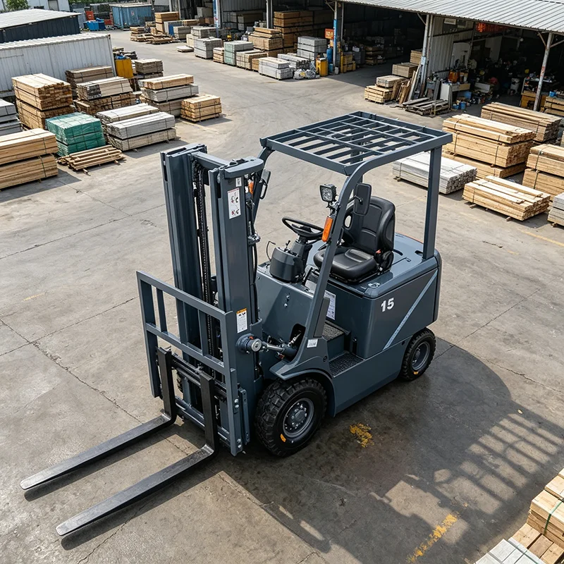 Zero Turn Radius Electric Forklift 1.5 Ton for Ultra Narrow Aisle Warehouse and High Density Storage