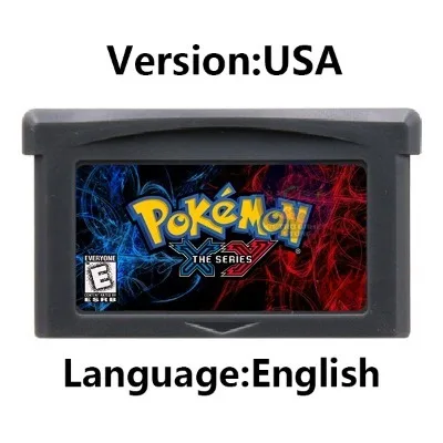 GBA Game Cartridge Pokemon Series Crown Flory Sky Unbound Quetzal geglazuurde Gaia Emerald Legacy videogameconsolekaart