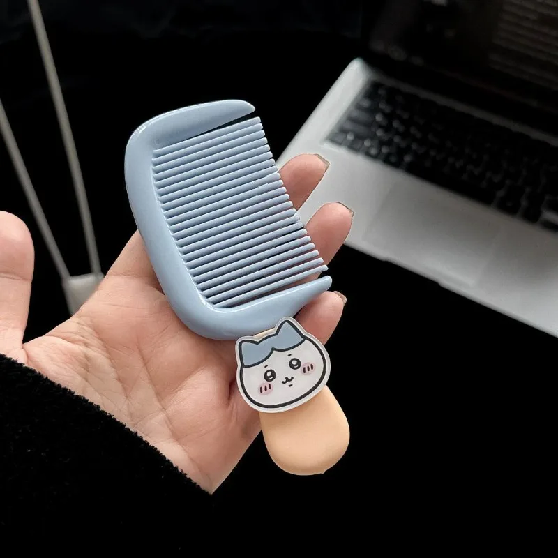 Anime Cartoon Kawaii Chiikawa Usagi Hollow Cat Claws Ice Cream Airbag Comb Take It with You Portable Massage Wet or Dry Dual Use