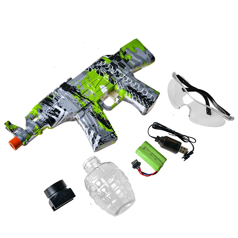 The New AK47 Children\'s Electric Water Bullet Gun Continuously Fires Children\'s Battle Toy Guns As A Birthday Gift For Children