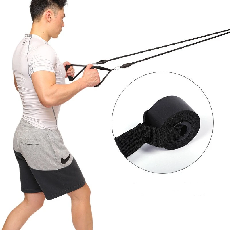11Pcs/Set Gym Equipment Latex Rope Exercise Workouts Home Training Physical Therapy Bands Elastic Fitness Resistance Bands